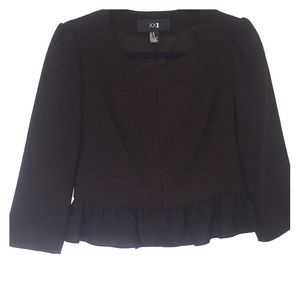 Black Cropped Bolero Jacket